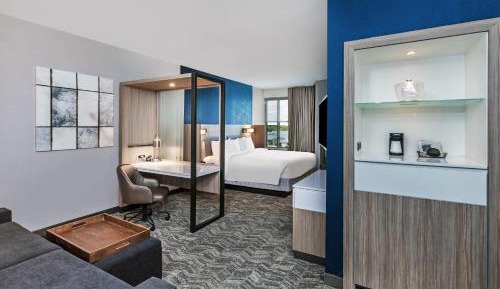 King Suite with Street View and Trundle Sofa