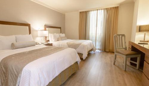 One-Bedroom Suite with Two Double Beds and Sofa Bed