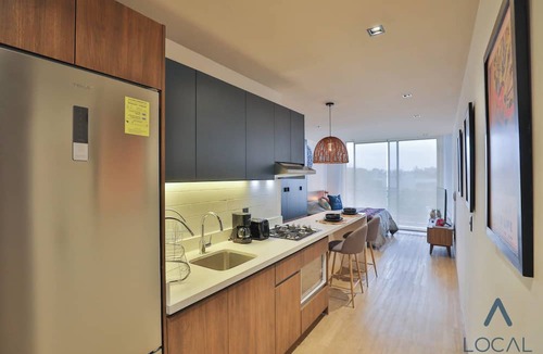 Historic Center Apartment | Habitación estándar con cocineta y balcón